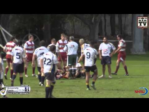 2014 NHRU Round 18 Premier 3 Highlights - University v Easts
