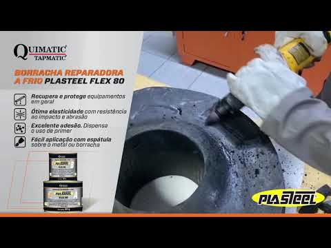 Borracha reparadora a frio Plasteel Flex 80