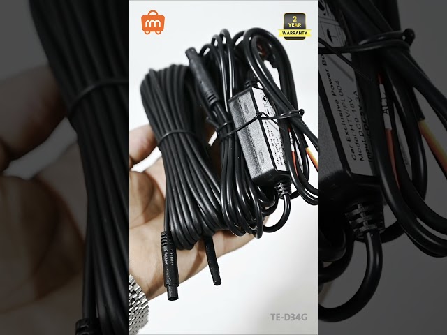 TE-D34G Ticar Dash Cam 4G + Audio Recording + Live Tracking 3 Cameras 1080p