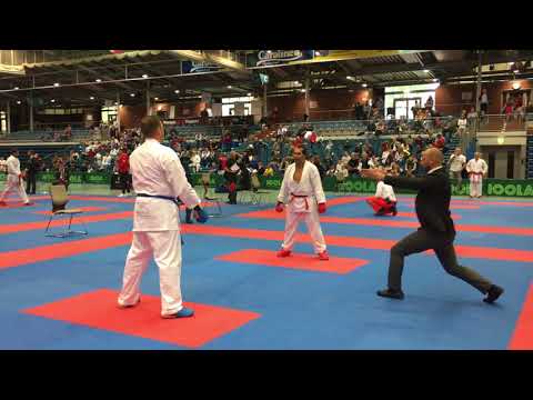 Ünal Ay vs.  Alexander Hensch 2   - DM 22.10.2017 -  DKV Karate