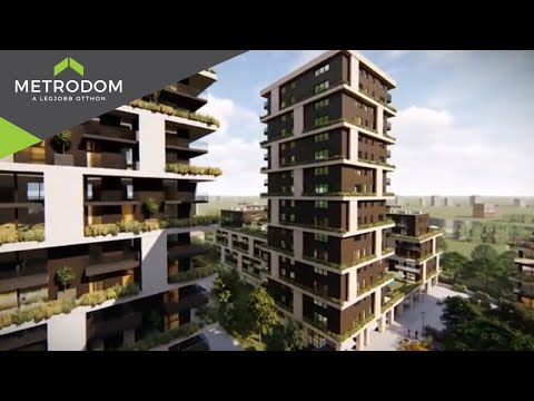 Metrodom Panoráma lakópark A B C D épület - 3D bemutató film - Metrodom Lakóparkok