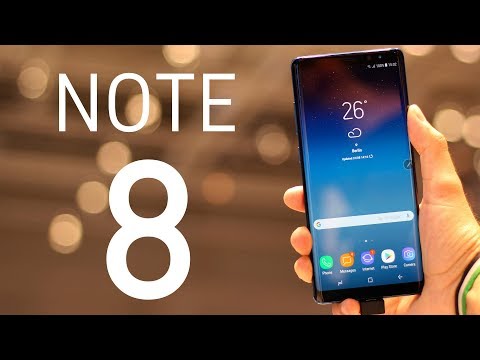 Galaxy NOTE 8, WE TRY IT!