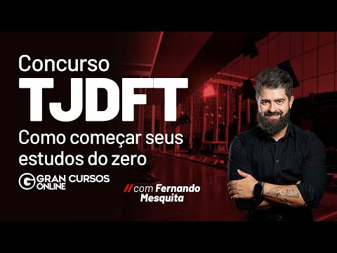 TJDFT Competition - How to start your studies from scratch with Fernando Mesquita