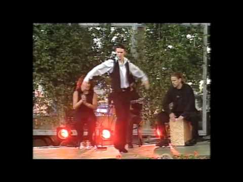 Flamenco dance från Allsång på Skansen