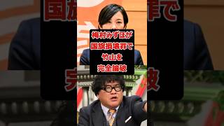 「侮辱です」梅村みずほ、国旗損壊罪で正論かます　　#参政党 #高市早苗
