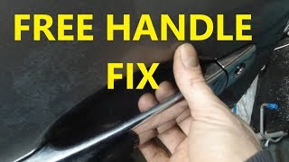 Nissan Rogue door does not open, door handle fix
