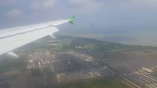 preview picture of video 'citilink landing in kualanamu international airport'
