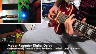 Video thumbnail for Mooer Repeater Delay Pedal Demo by String Whisperers