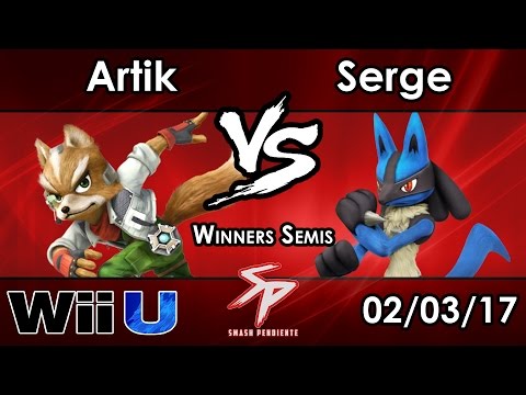 SP74 Artik (Fox) Vs. SF SC | Serge (Lucario) - Winners Semis - Smash 4