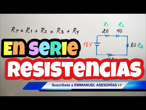 🔋 How to SOLVE a SERIES ELECTRICAL CIRCUIT ✏ Resistors in SERIES 🎮