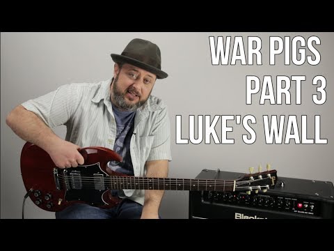 Black Sabbath "War Pigs" Guitar Lesson Part 3 (Luke's Wall)