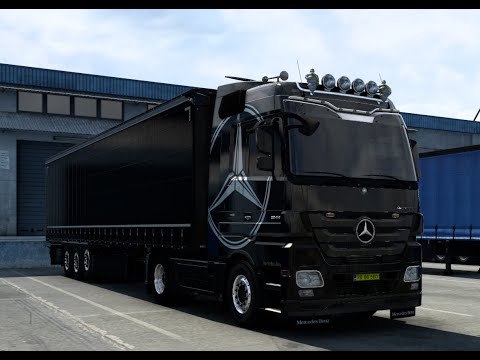 [ETS2 1.40] Euro Truck Simulator 2 Mercedes Benz Actros 1844  -  Palermo - Neapel
