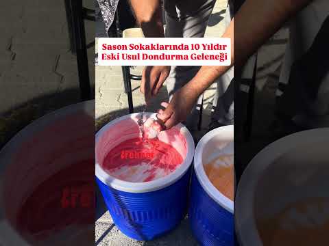 Sason Sokaklarında 10 Yıldır Eski Usul Dondurma Geleneği #keşfet #kesfeteyyiz #batman #sokak #news