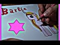 Я рисую пони. Как нарисовать пони Барби. How to draw a pony Barbie 