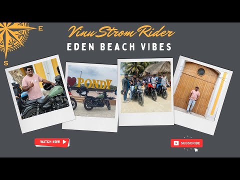 Pondicherry’s Eden Beach – A Peaceful Escape by the Sea! Vinu Storm Rider|