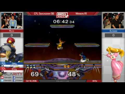 CFL Smackdown 98 Melee - Rayd (Falcon) vs Elfonzio (Peach) - Winners R1