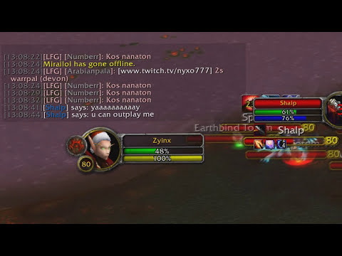 Rogue vs Shaman [1v1] WoW 3.3.5 Wotlk