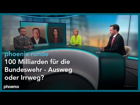 phoenix runde: 100 Milliarden für die Bundeswehr - Ausweg oder Irrweg?