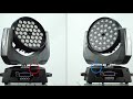 миниатюра 6 Видео о товаре LED прожектор Free Color W3610-ZOOM