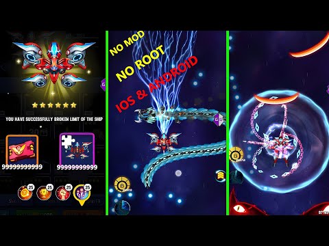 space shooter galaxy attack game guardian hack stormrend ship & unicard to maxed IOS & Android 2025