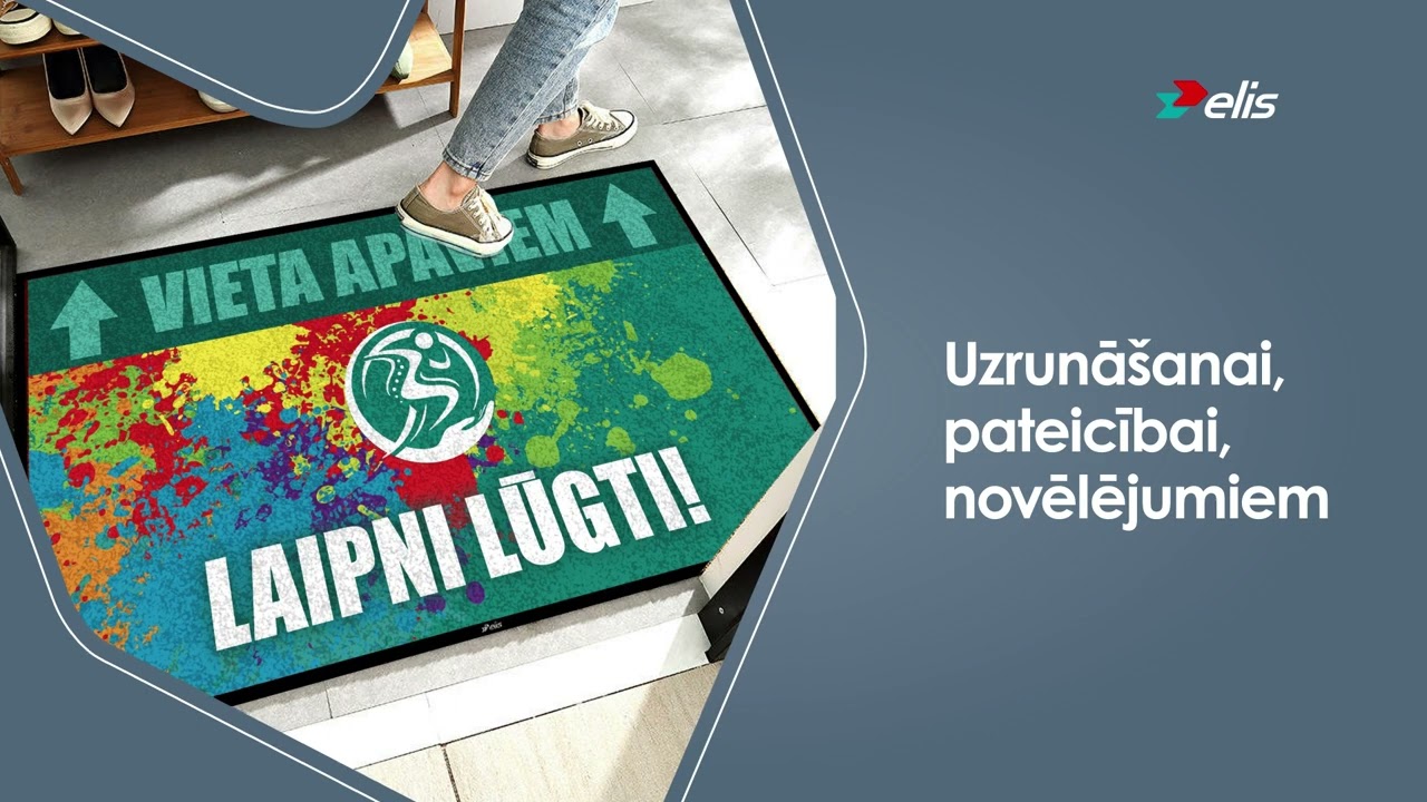 Dizaina paklāji – dabai draudzīgs veids, kā celt uzņēmuma prestižu