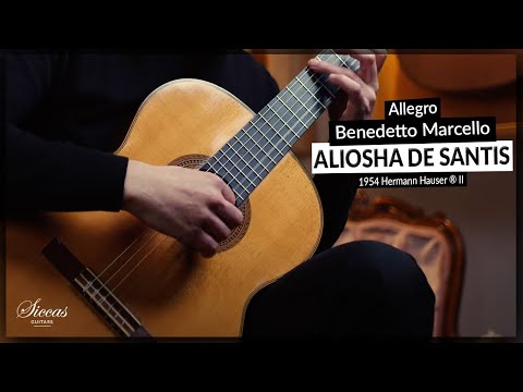 Aliosha de Santis plays Allegro by Benedetto Marcello on a 1954 Hermann Hauser ® II Classical Guitar