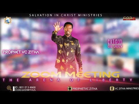 PARTNERS ZOOM PRAYER MEETING LIVE WITH PROPHET VC ZITHA - 06 JULY 2023