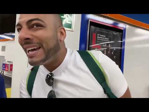 Borja Escalona la lía en el metro con un guardia