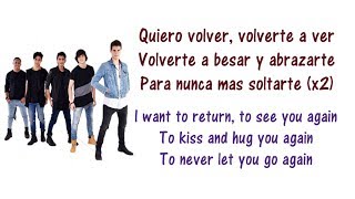 CNCO - Volverte a ver Lyrics English and Spanish - Translations &amp; Meaning - Letras en ingles