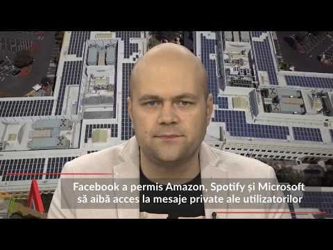 Stiri Mediafax 19 Decembrie - Facebook a permis Amazon, Spotify și Microsoft acces la mesaje private