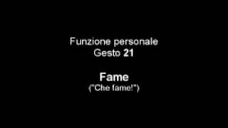 "Dizionario dei gesti degli italiani" di Fabio Caon (1)