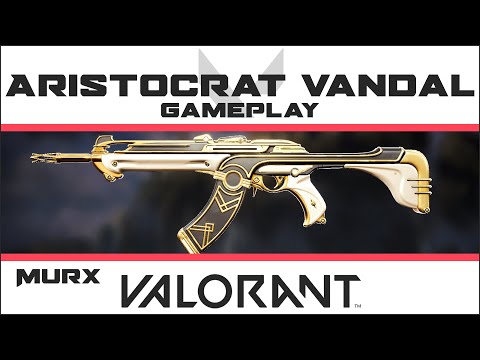Aristocrat Vandal VALORANT Skin GAMEPLAY | Skins Collection Showcase