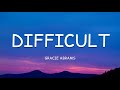 Gracie Abrams Difficult Lyrics