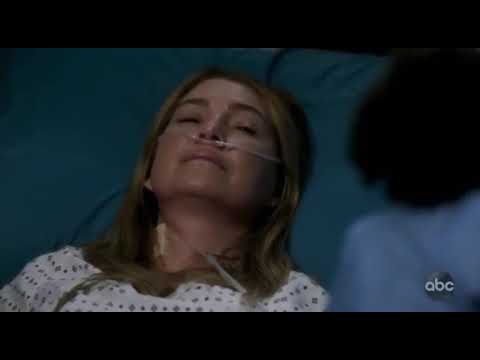 Meredith wakes up, Grey's anatomy. Season 17x13