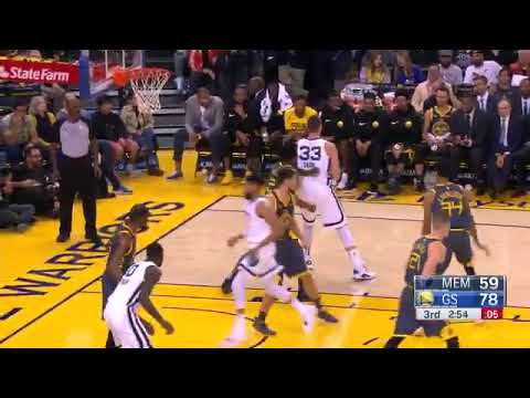 Marc Gasol fades away to beat the shot clock buzzer!