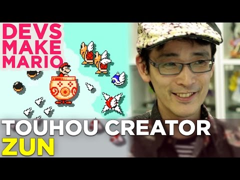 TOUHOU Creator ZUN Makes a Super Mario Maker Level – Devs Make Mario