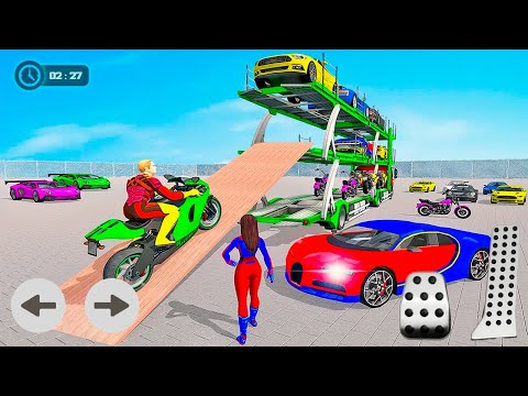 Car Transport Truck Driver Simulator 2021 - Superhero Transporter Cargo Android Gameplay