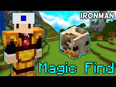 This new update gives FREE Magic Find! (Hypixel Skyblock IRONMAN) [252]