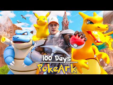 I Spent 100 Days in Pokemon ARK!