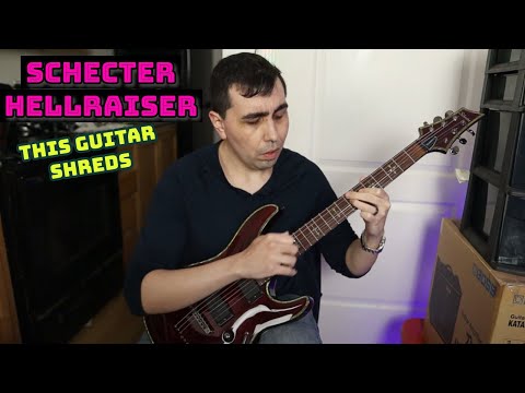 Schecter Hellraiser C-1 Demo/Review (The Most Metal Guitar I've owned!!)