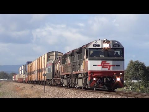 SCT 6MP9 before and departing Two Wells