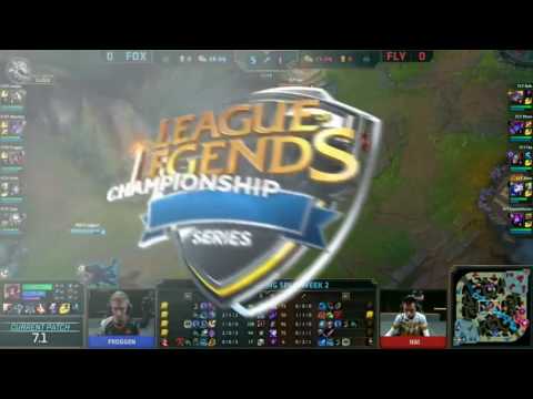 League of Legends — Echo Fox vs FlyQuest  NA LCS Spring 2017 Game 1