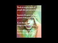 Tina Dickow - Watching Him Go (Lyrics)