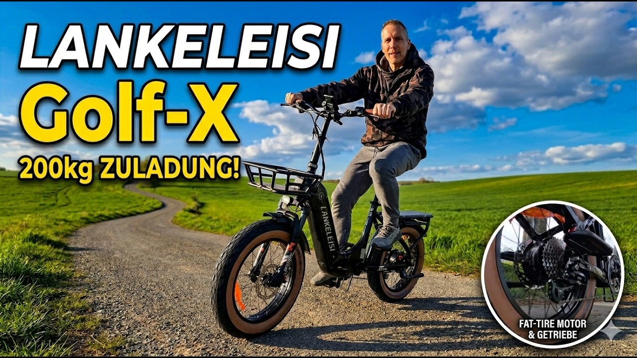 LANKELEISI Golf-X: Der neue König der 20 Zoll Falt-E-Fatbikes? 👑