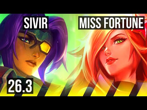 SIVIR & Pyke vs MISS FORTUNE & Rakan (ADC) | 48K damage | EUW Master | 26.3