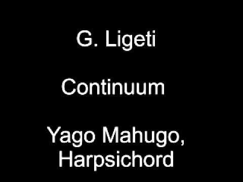 G. Ligeti. Continuum for harpsichord