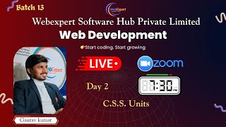 Download the video "Web Development Course CSS Day 2 |CSS  Units Full Tutorial in Hindi"
