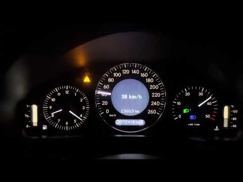 Mercedes W211 E270 CDI 177hp Acceleration 0-100