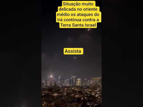 Notícia urgente: Irá Intensifica os ataques contra a Terra Santa Israel! se escreva no canal