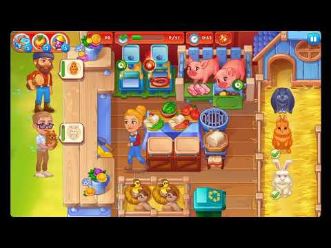 Cooking Farm - Hay & Cook Game - Level 163 🍎🌻🫐 - Hard - No Boosters - FULL STORY - CaroGamesNL